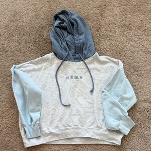 Blue and Gray 'Mama' Hoodie